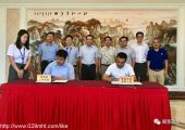 杨向喜带队与圆通签订战略合作协议 ，做大做强周至豪门国际猕猴桃产业