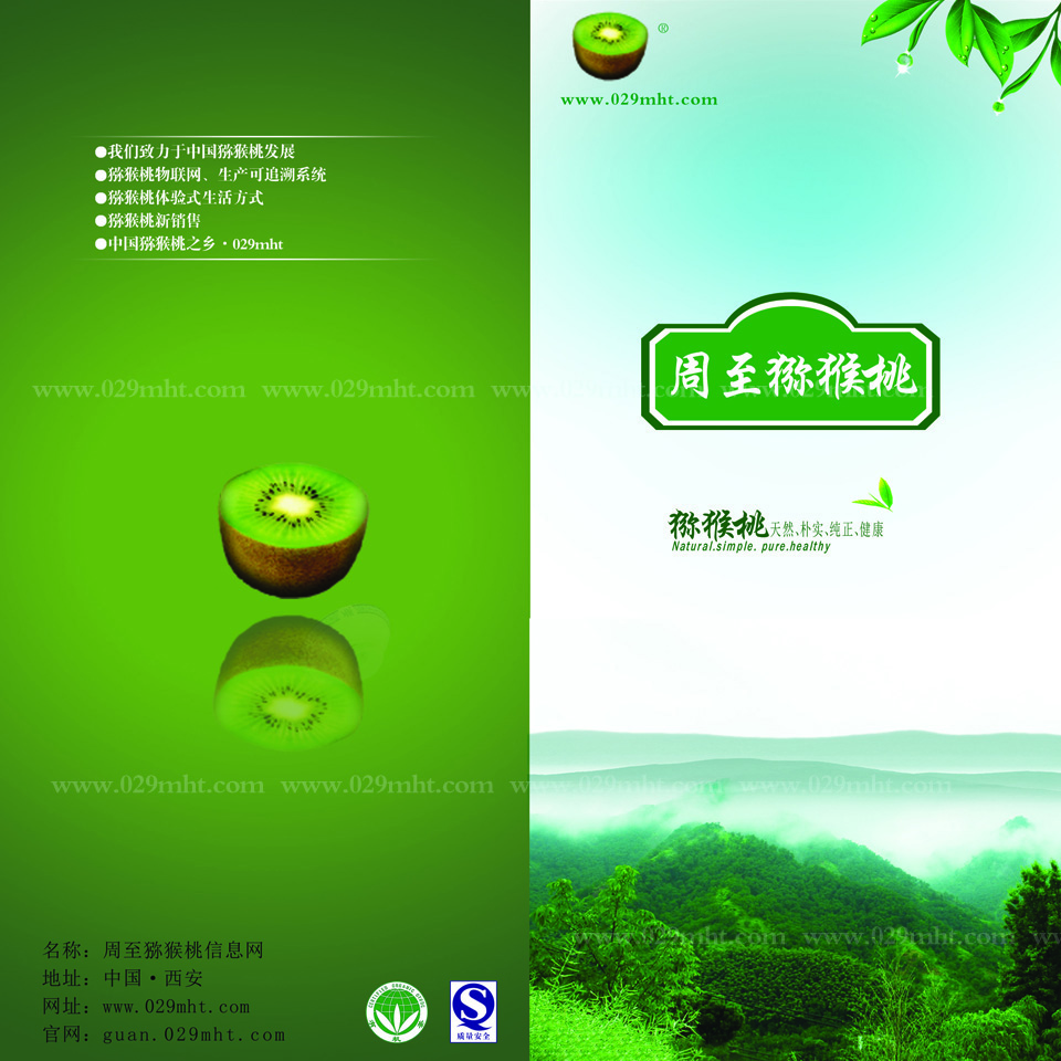 豪门国际猕猴桃宣传海报