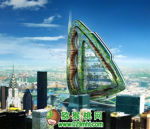 梦幻蜻蜓城市农场大厦设计图